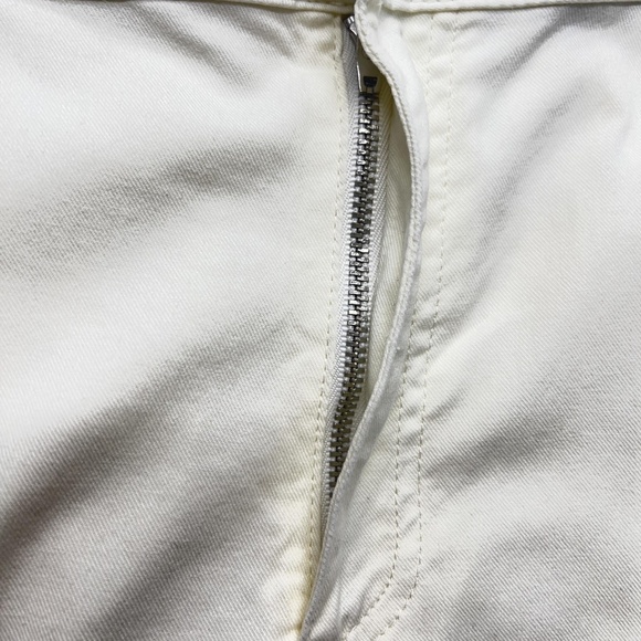 Soft Surroundings Pants Womens 18W Cream White Driftwood Wide Leg Split Hem NWT - Picture 6 of 13